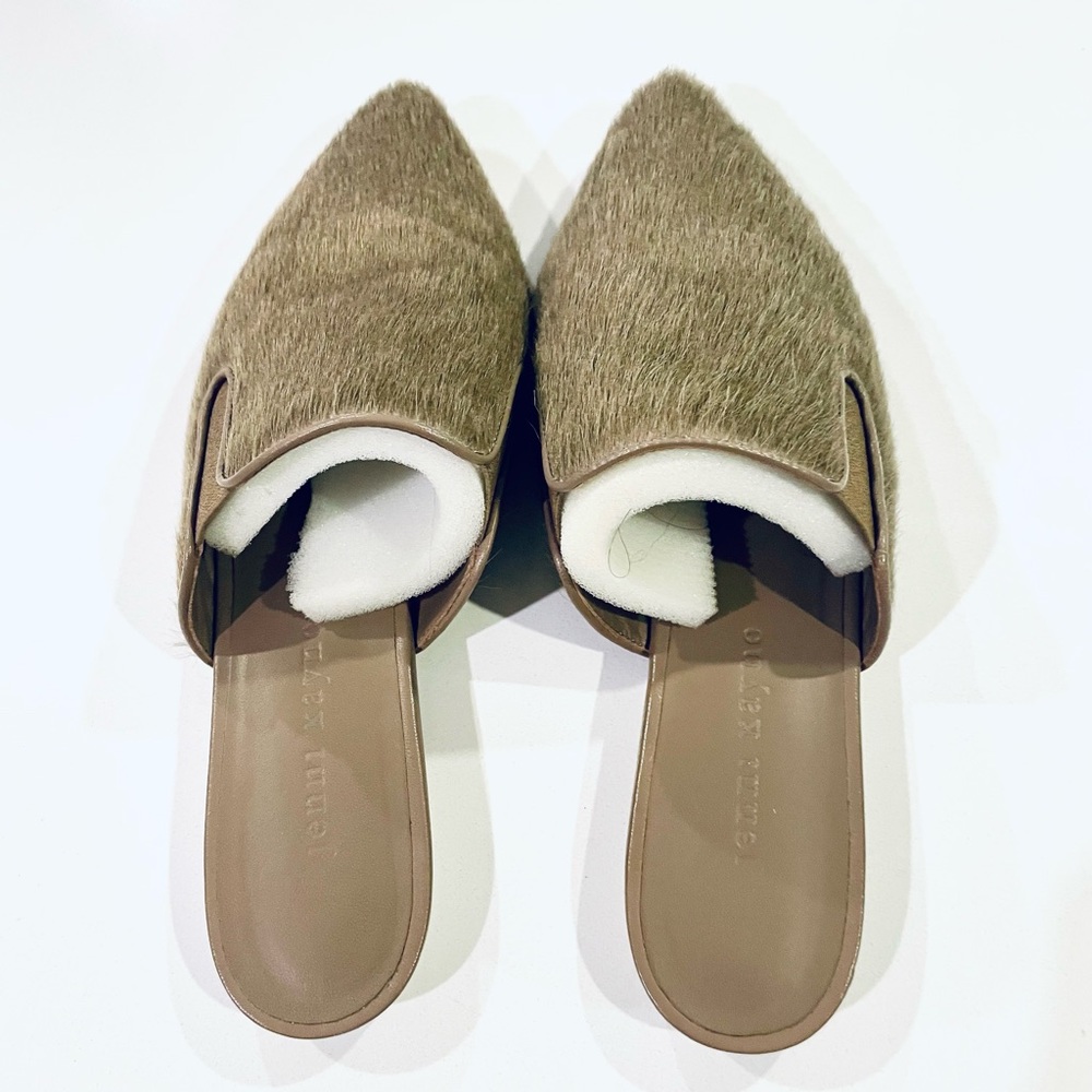 Jenni Kayne pony hair mule light brown size 37 - worn once - Picture 3 of 7